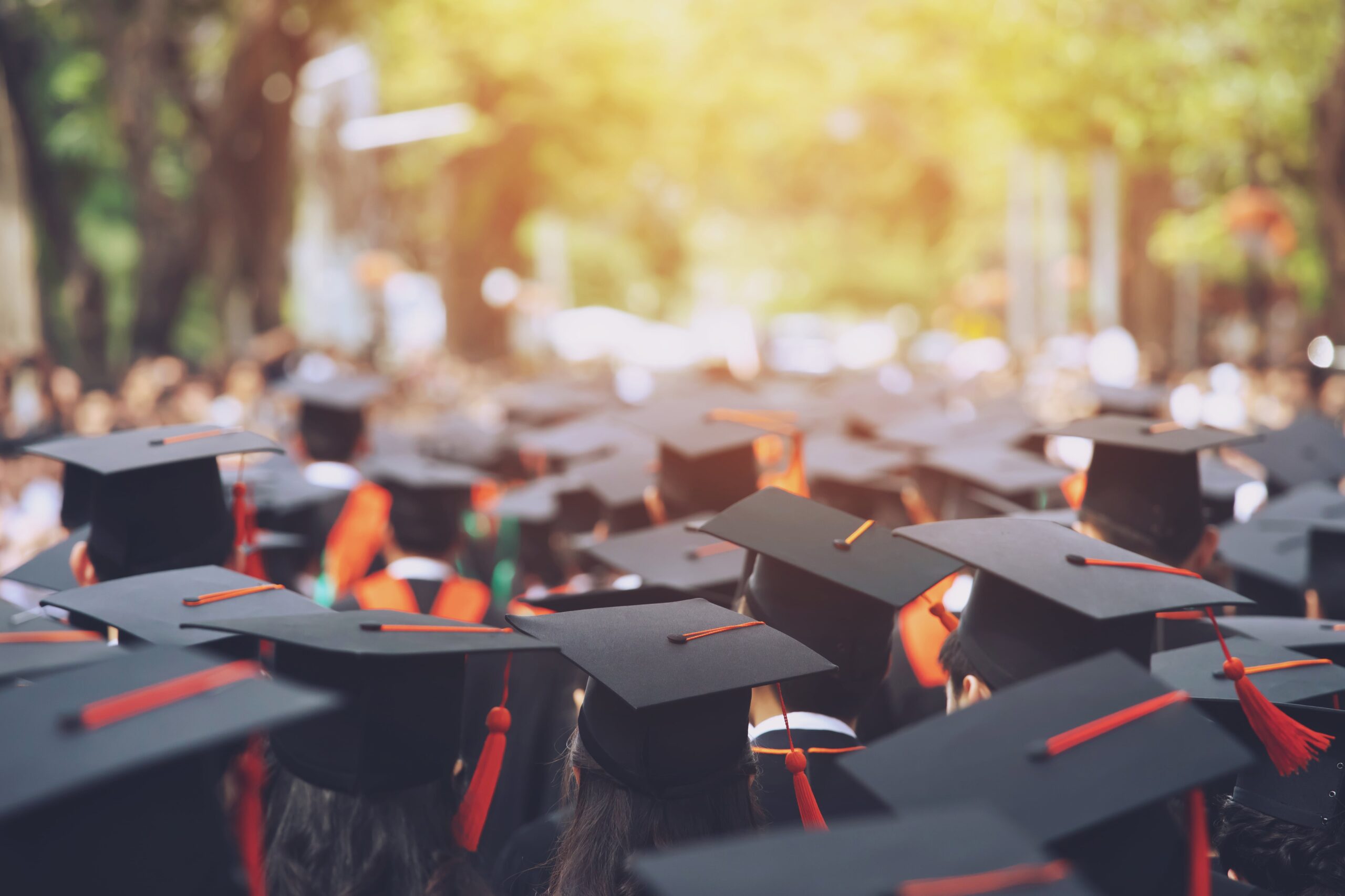 Data scientists analyzing graduation outcome data to improve student success rates